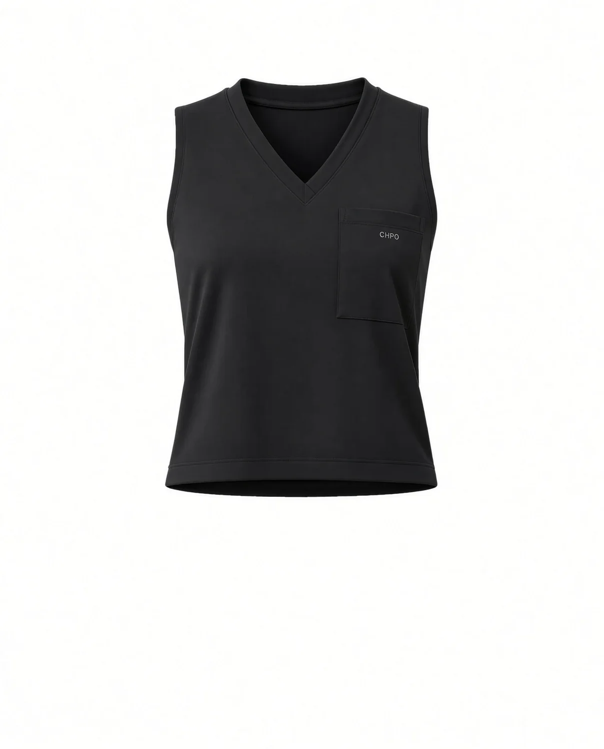 Women's 0x0 Cropped Tank — Black